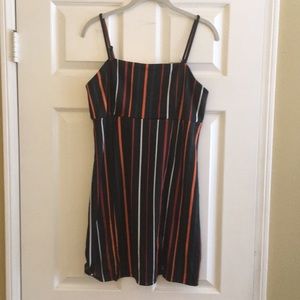 Striped mini dress